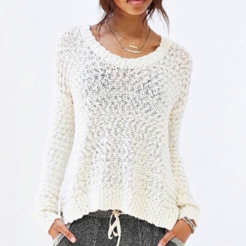 Urban Outfitters Pointelle Oversized Sweater